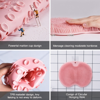 Scrub Your Feet & Back Hands-Free, Every Shower