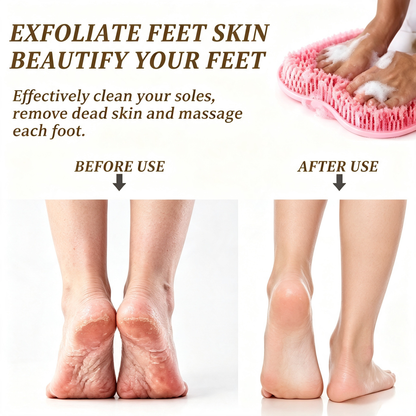 Scrub Your Feet & Back Hands-Free, Every Shower