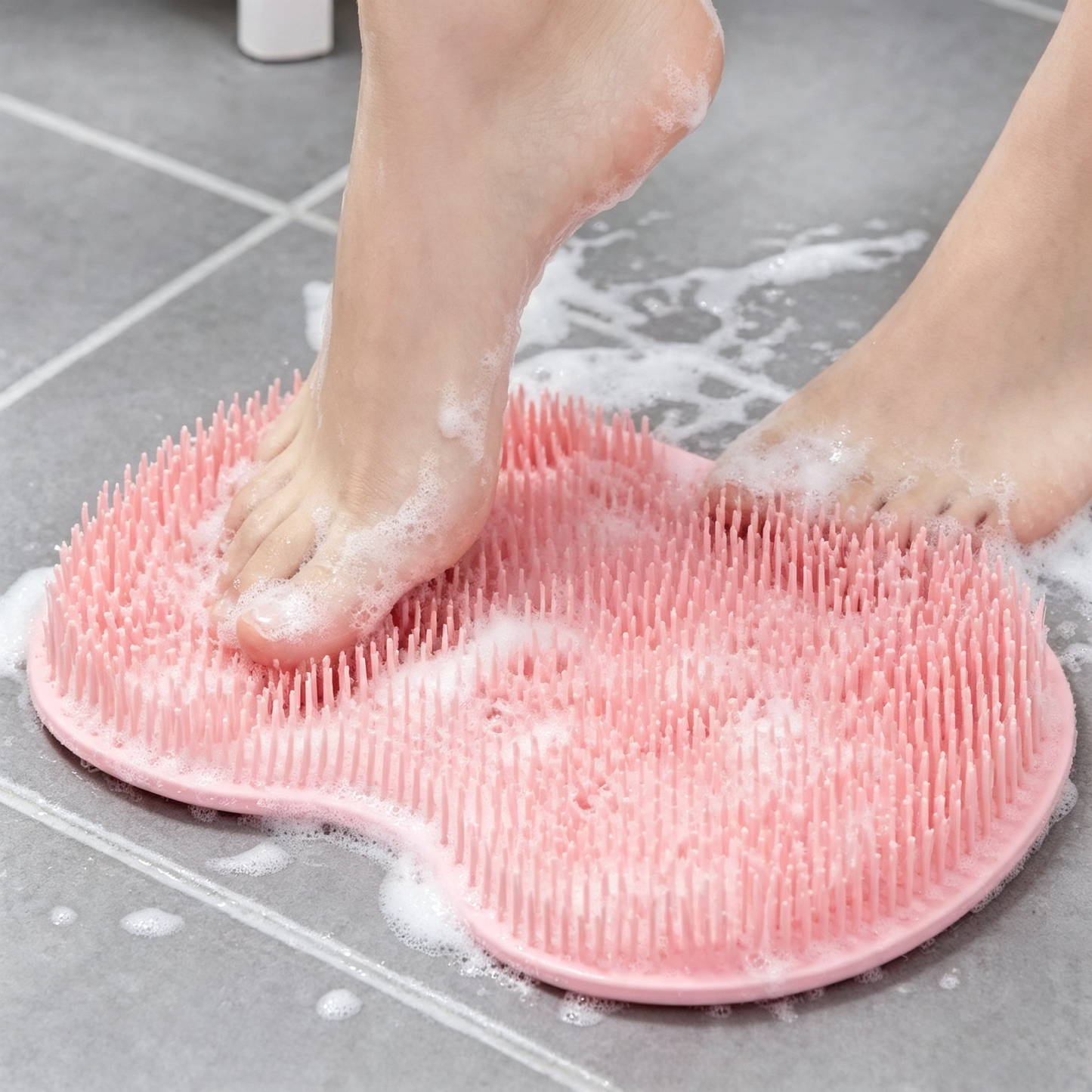 Scrub Your Feet & Back Hands-Free, Every Shower