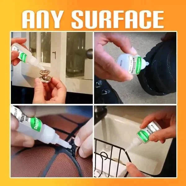 Welding oily glue used on multiple everyday surfaces