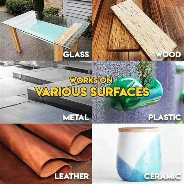 Welding oily glue product demonstration image