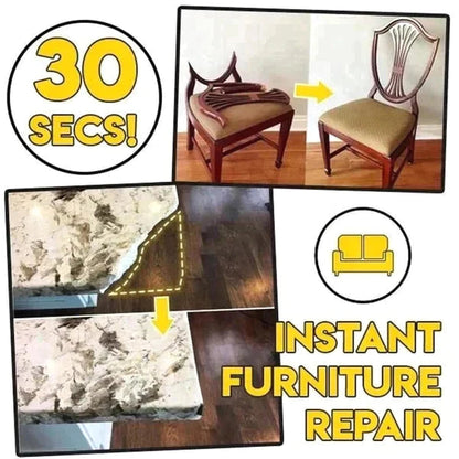 Welding oily glue used for fast furniture repair