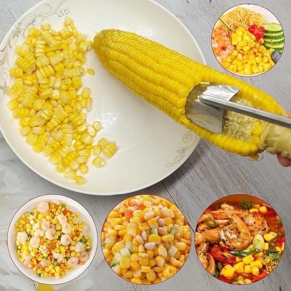 🌽 Strip a Whole Cob in Seconds — No Knife, No Mess!