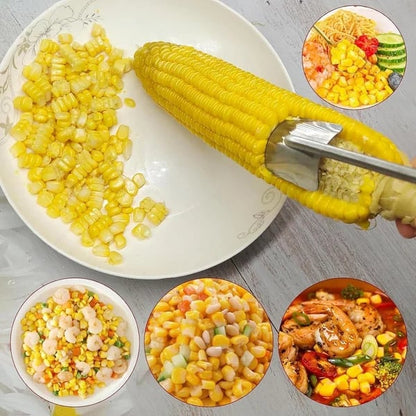 🌽 Strip a Whole Cob in Seconds — No Knife, No Mess!