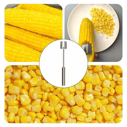 🌽 Strip a Whole Cob in Seconds — No Knife, No Mess!