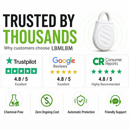 Help Keep Birds & Bugs Away Wherever You Go-Pocket-sized ultrasonic