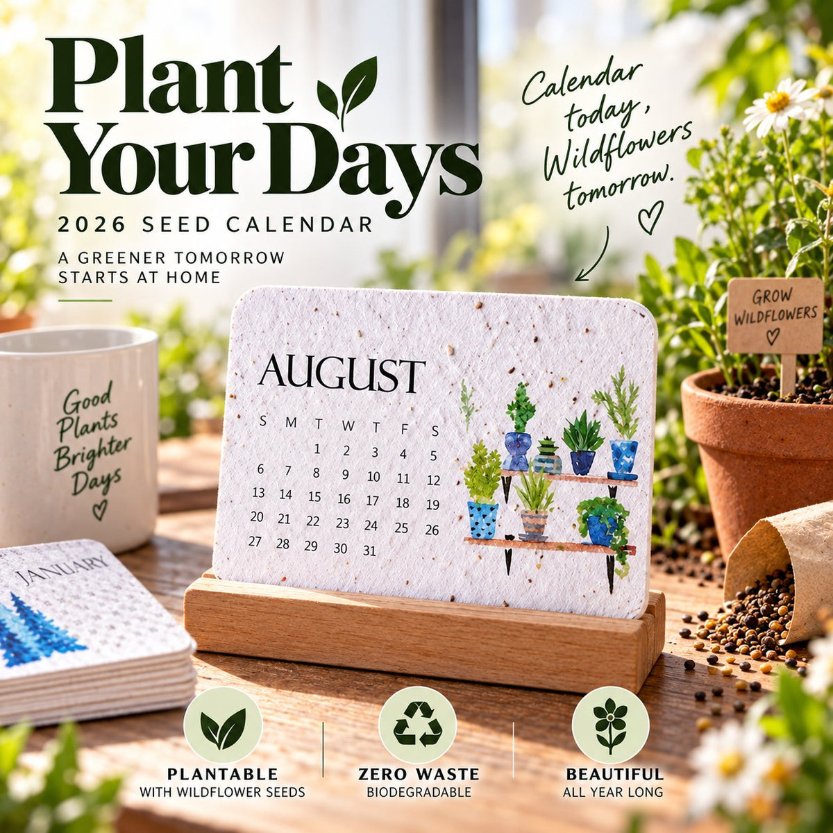 🌱 Don't Throw Away 2027 — Plant It & Watch It Bloom! 🌸