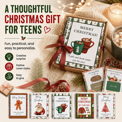 🎄 Turn Boring Gift Cards Into 12 Magical Christmas Surprises! 🎁