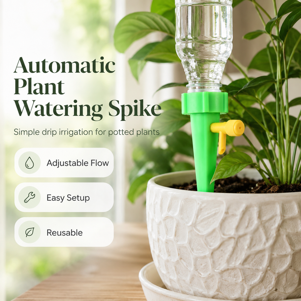 Adjustable Automatic Plant Watering Spikes