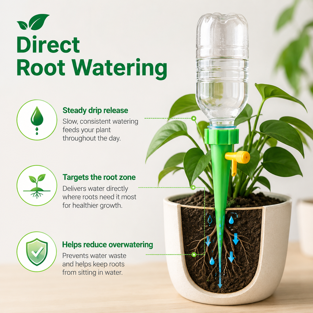 Adjustable Automatic Plant Watering Spikes