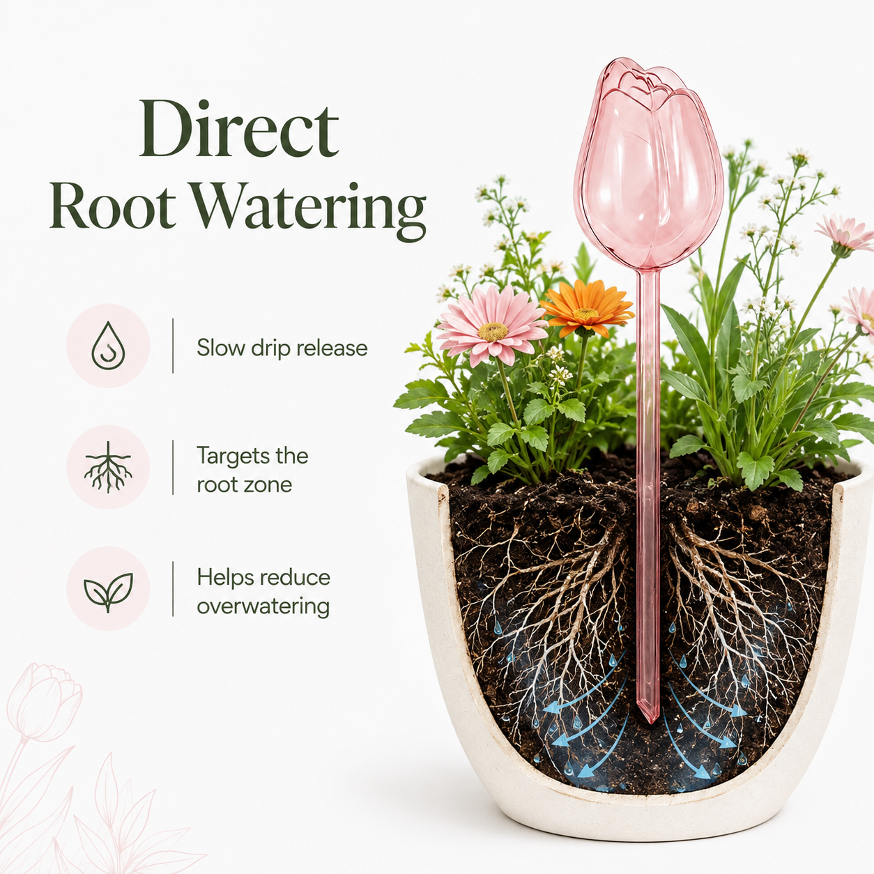 Decorative Bird Automatic Plant Watering Spike