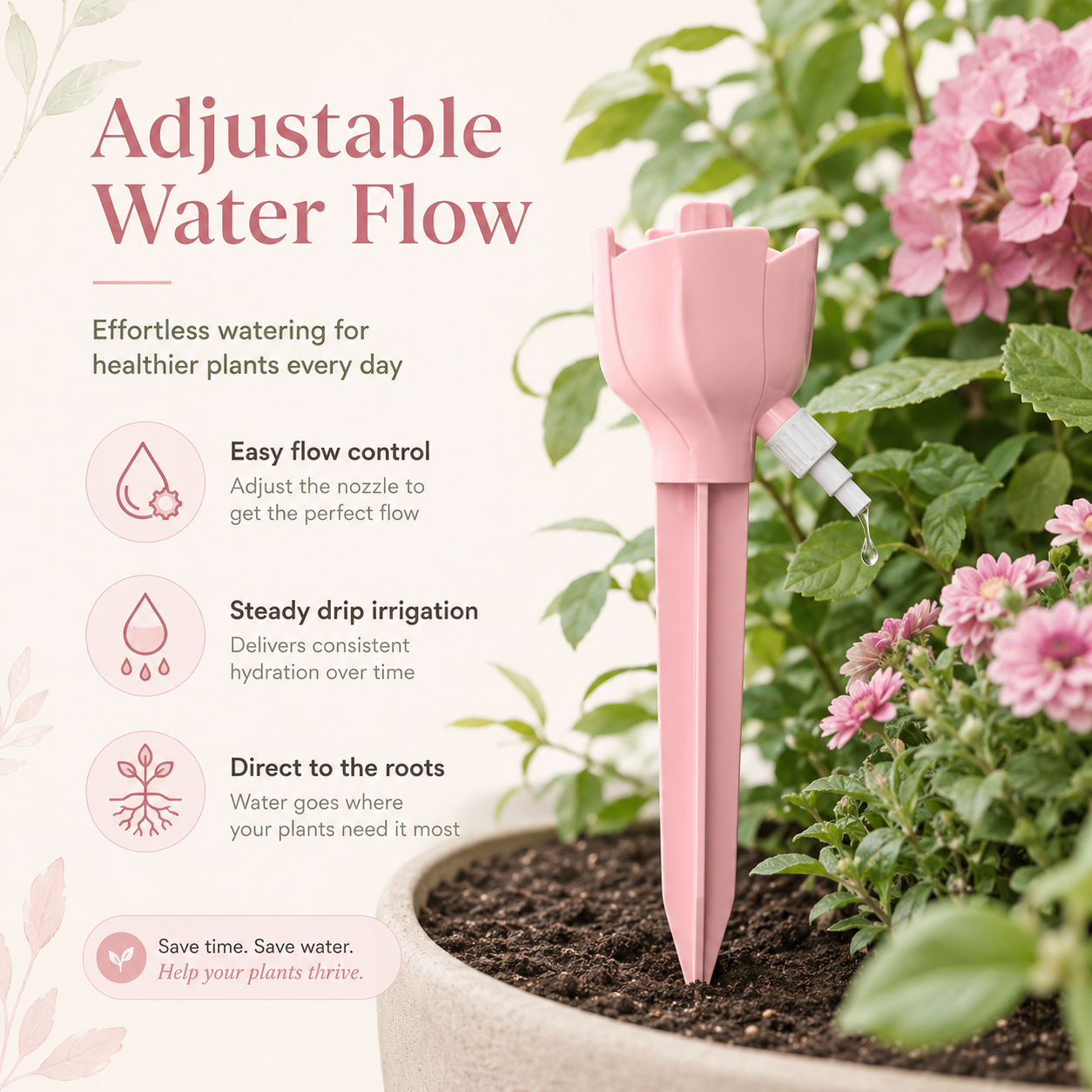 Adjustable Automatic Plant Watering Spike