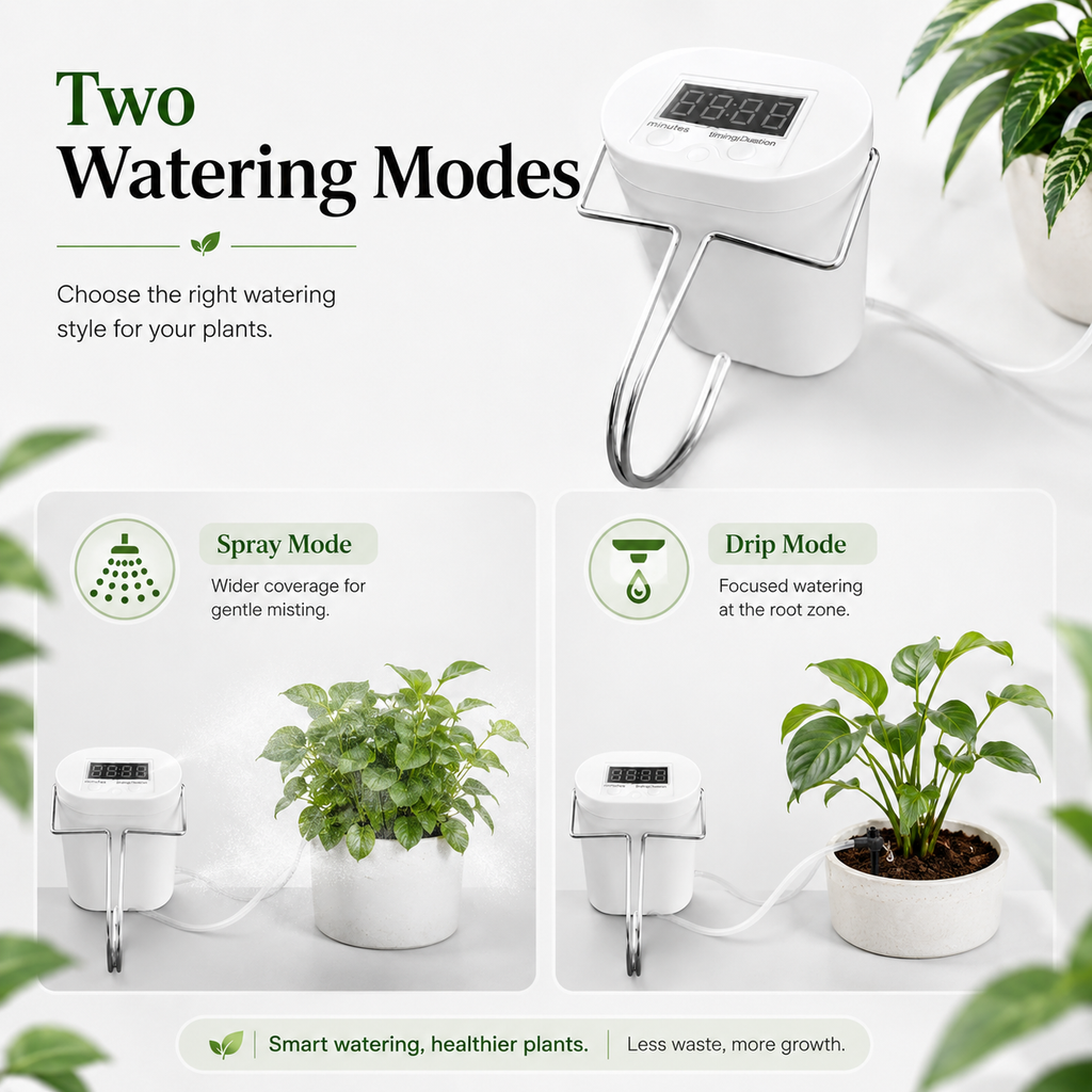 Smart Rechargeable Automatic Plant Watering System
