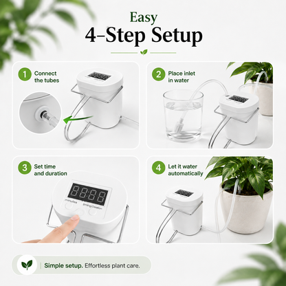 Smart Rechargeable Automatic Plant Watering System
