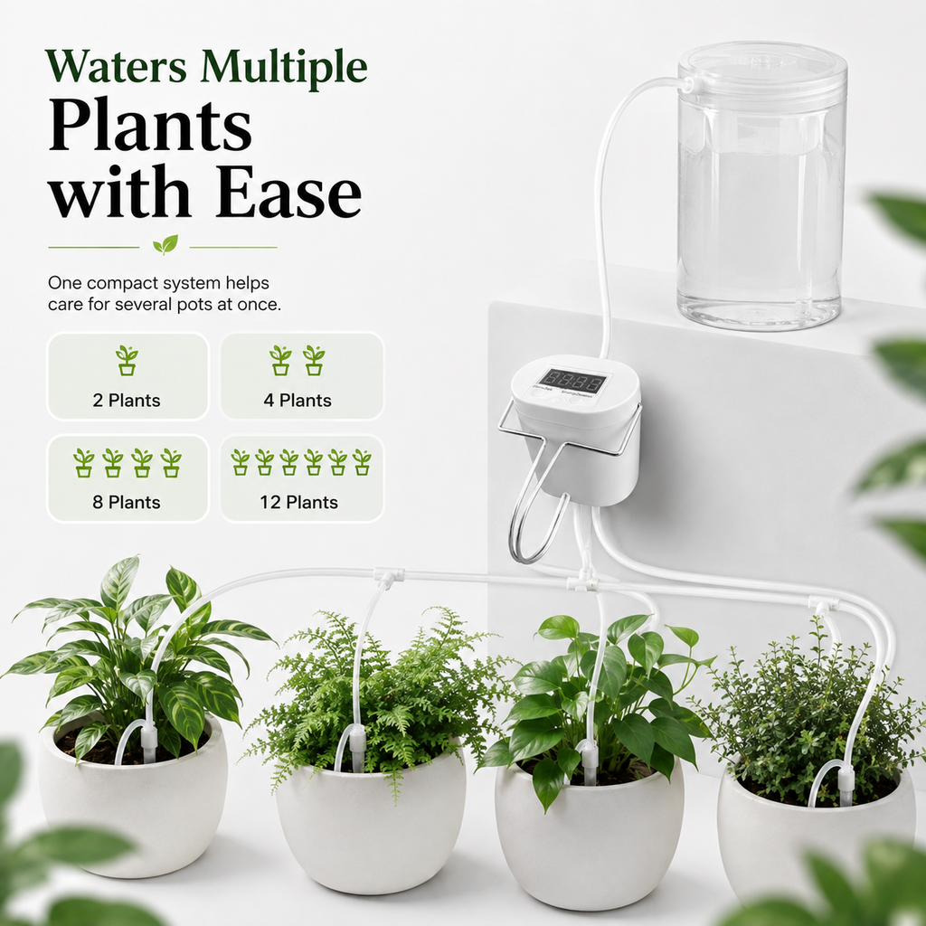 Smart Rechargeable Automatic Plant Watering System