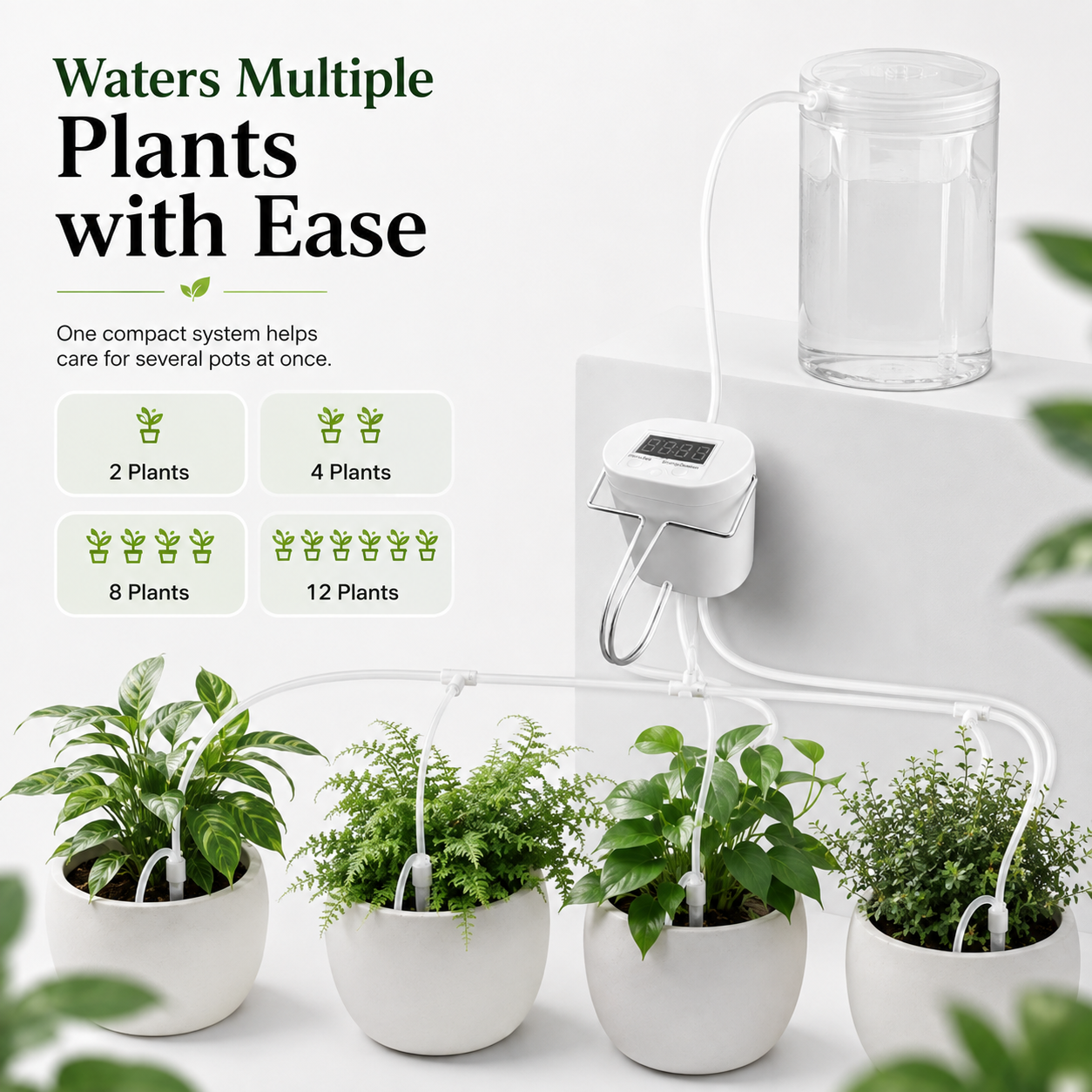 Smart Rechargeable Automatic Plant Watering System