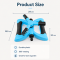 360° Rotating 3-Arm Garden Sprinkler