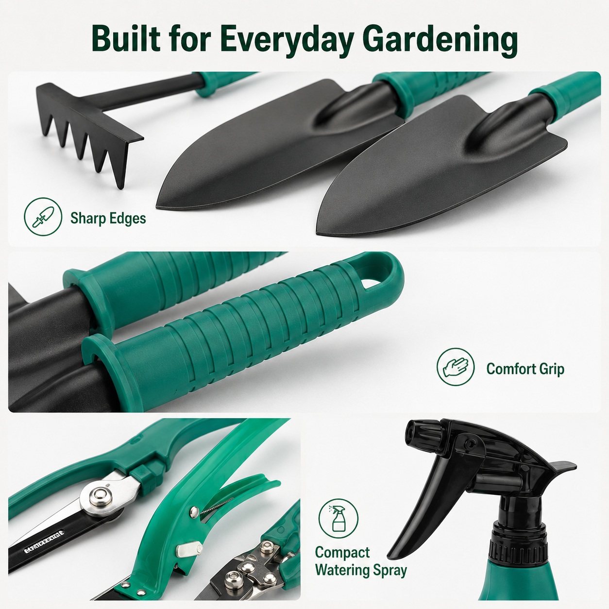 10-Piece Multi-Function Garden Tool Set