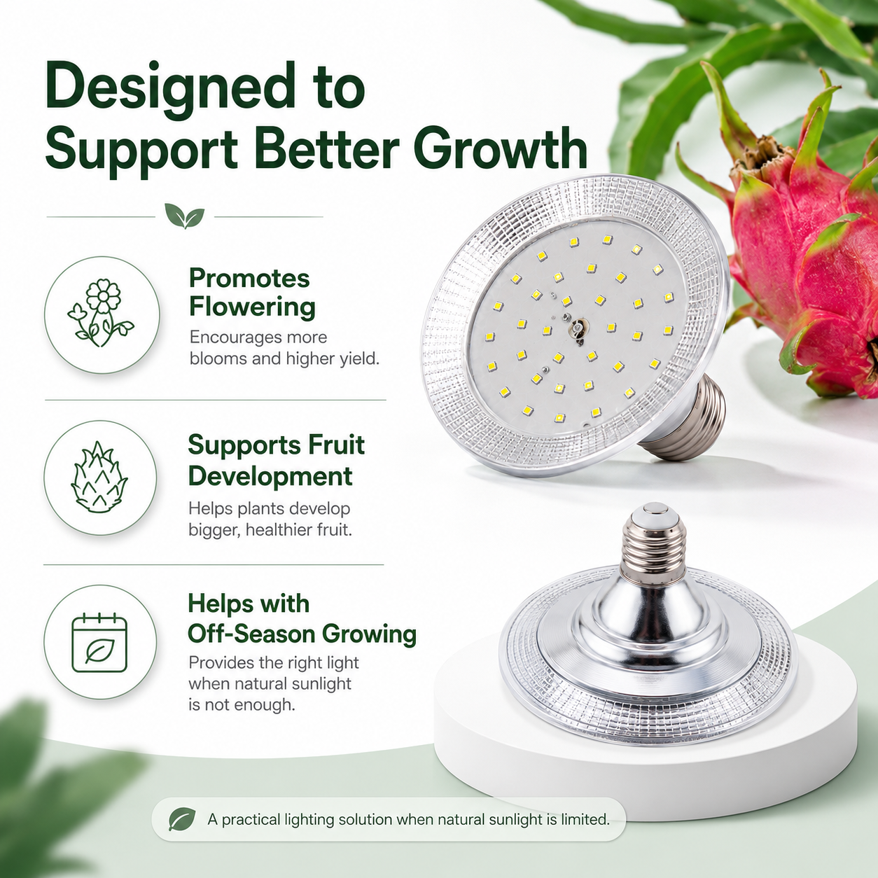 Full-Spectrum LED Plant Grow Light