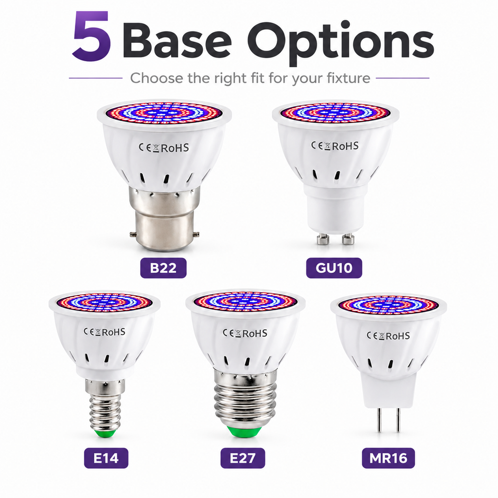 LED Plant Grow Light Bulb