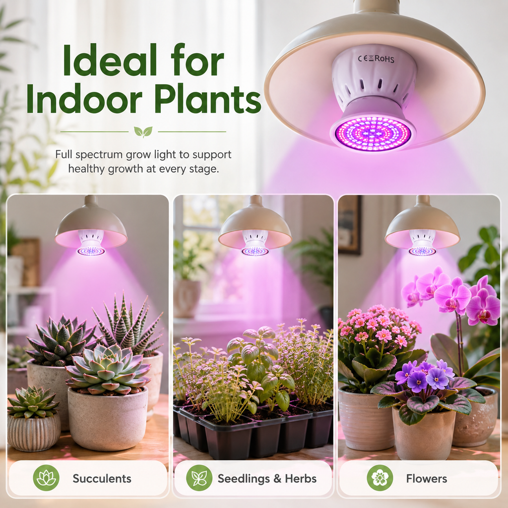 LED Plant Grow Light Bulb