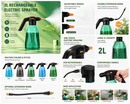 2L Rechargeable Electric Garden Sprayer