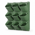 3-Pocket Modular Vertical Garden Planter