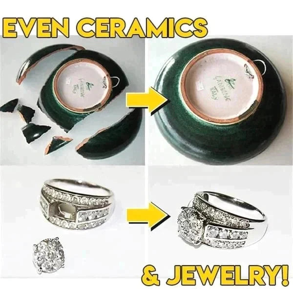 Welding oily glue for ceramic and jewelry repair