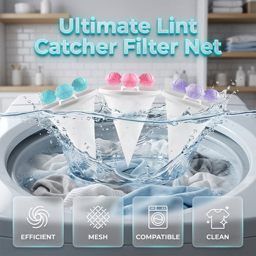 🔥Reusable Washing Machine Filter Bag – Less Pet Hair. Cleaner Laundry